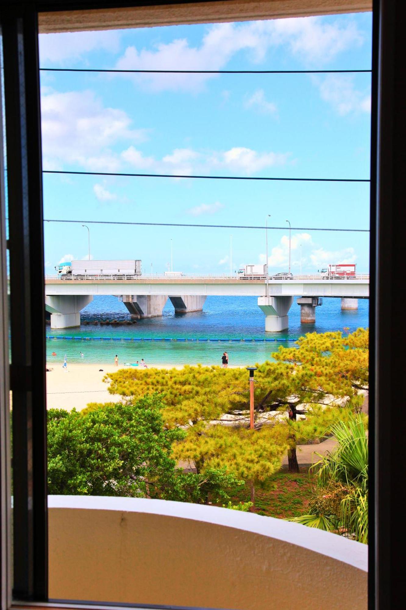 Hotel Gala Naha'S Only Sandy Beach Front All Rooms Oceanview Exterior foto